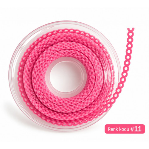 Power Chain Closed(Medium) 15ft  light pink