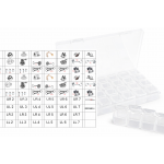 Çok Amaçlı Ataçman Kutusu (28 gözlü kapaklı)