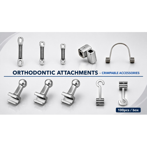 Orthodontic Attachment Kit Crimpable Accesories 100pcs/Pkg