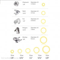 Elastic Rondel 100x50/PK-5000Pcs
