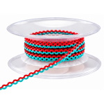Power Chain Two Color Closed(Medium) 15Ft kırmızı&Turkuaz