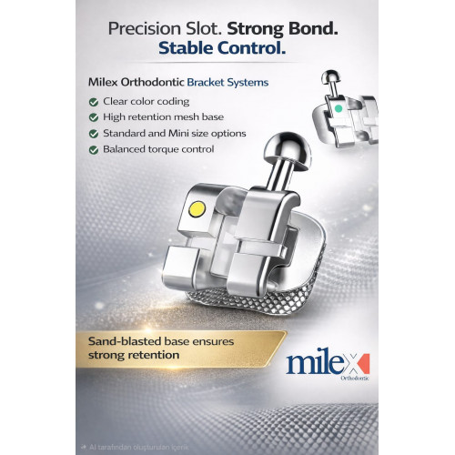 Mim Mesh Base Sandablasting Metal Brackets 50 Sets